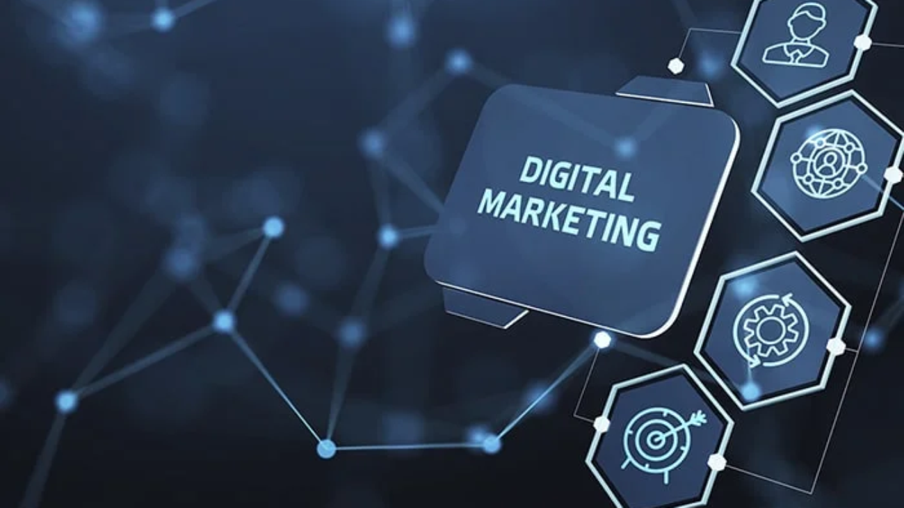 Ilustración representativa de técnicas de marketing digital utilizadas en redes y buscadores